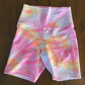 Beach Riot Tie Dye Bike Shorts